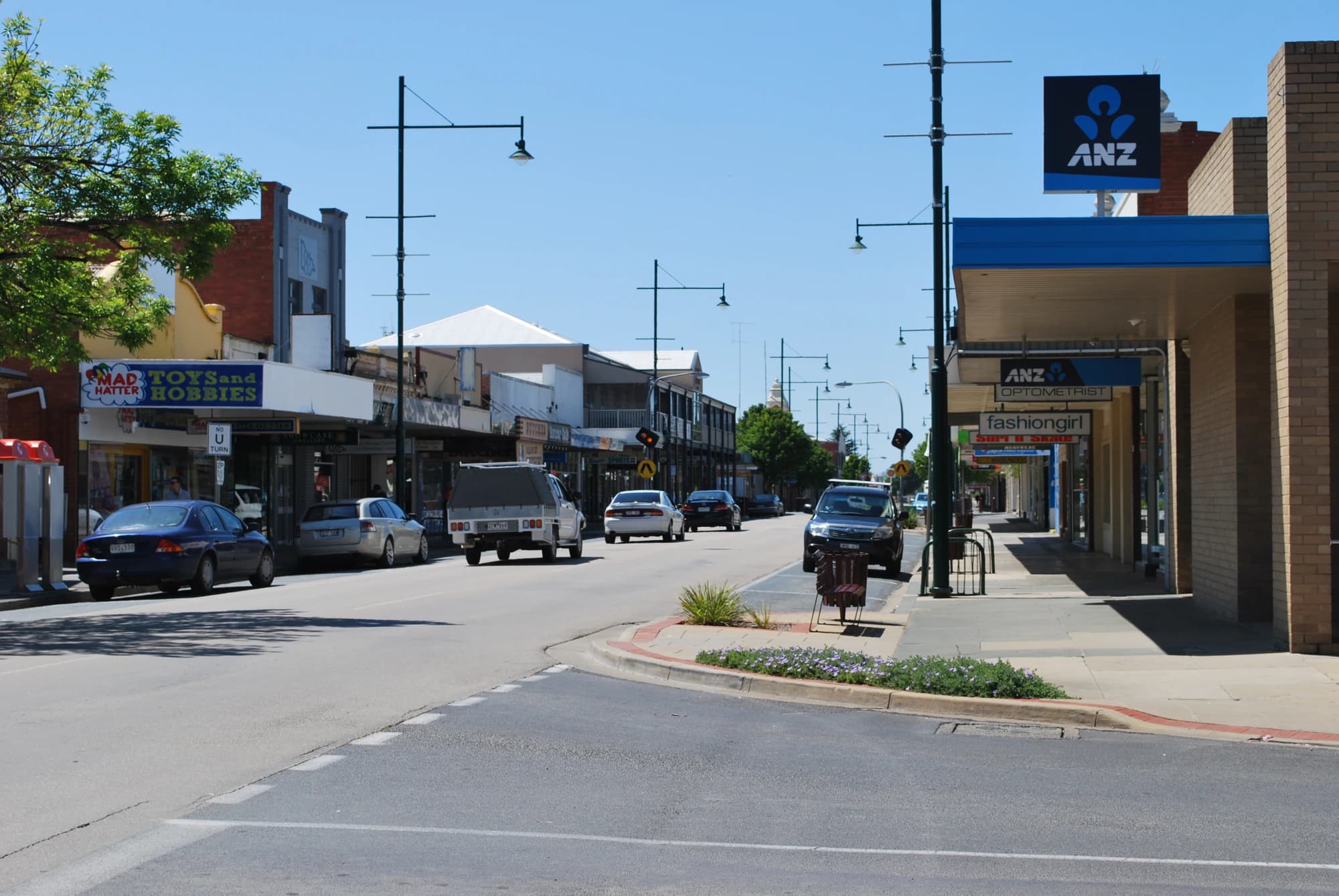 The main street of Kyabram in the Goulburn Valley, where Hike builds and ranks local business websites